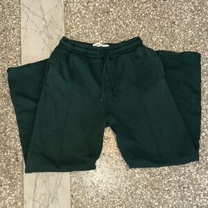Bershka Forest Green Joggers